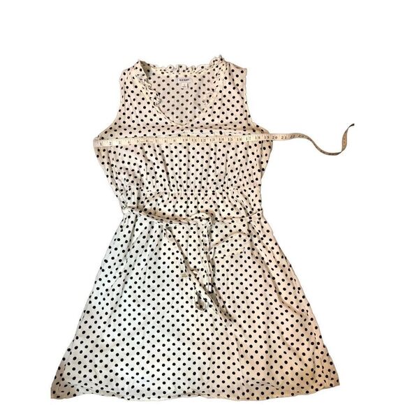 Old Navy black and white polka dot sleeveless dress - Picture 6 of 10